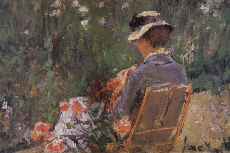 Mary Cassatt Mary in the garden